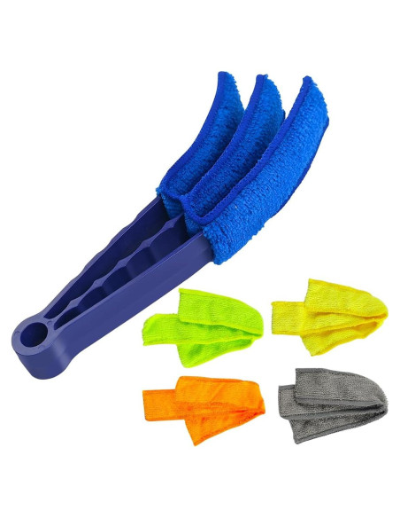 Limpiador de Ventilación de Auto KHGUZ con 5 Mangas Microfibra