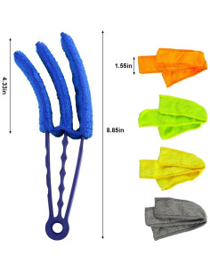 Limpiador de Ventilación de Auto KHGUZ con 5 Mangas Microfibra 2