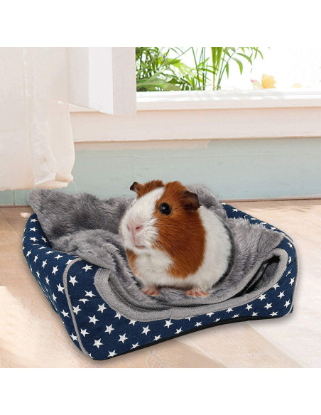 Casa de Cuy BWOGUE Cueva Acogedora 26x26x28 cm Azul