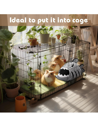 Cama para Cobayas Avont 2 Pack - Accesorios Lavables 26.2x20.1cm