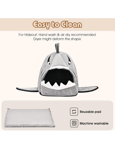 Cama para Cobayas Avont 2 Pack - Accesorios Lavables 26.2x20.1cm