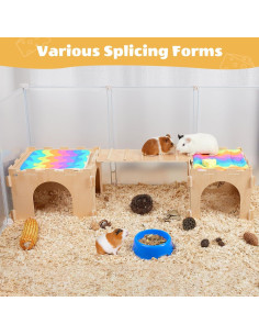 Escondite para Cobayas Cazador de Unicornios 30x25x20cm 2