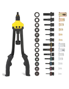 Herramienta de Tuerca Remachadora HURRICANE 16" con 130 Piezas