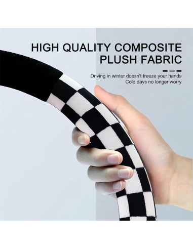 Funda Elástica para Volante de Coche Gunroil Negro y Rojo