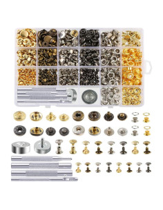 Kit de Broches a Presión Caydo 400 Piezas para Cuero