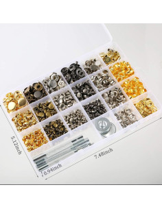 Kit de Broches a Presión Caydo 400 Piezas para Cuero 2