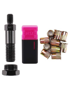 Herramienta de Tuerca de Remache M12 Amjoy con 10 Tuercas