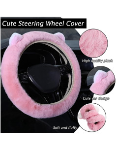 Cubierta de Volante Esponjosa Silence Shopping 38cm Rosa 2