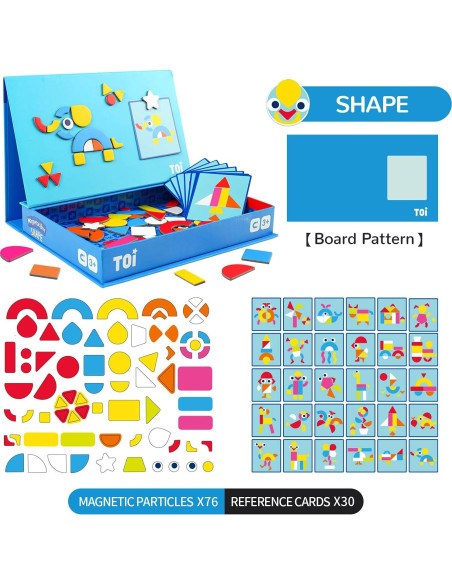 Juguete Magnético TOI Kids Puzzles con Tablero 26x19cm