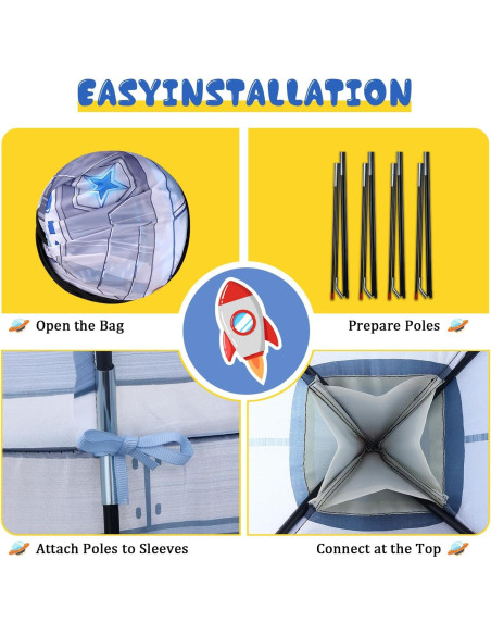 Carpa Espacial Sumbababy 3 Piezas para Niños - Juguete Interactivo