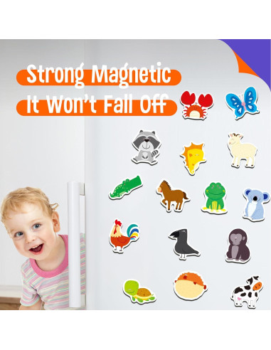 50 Imanes de Animales SpriteGru - Juguetes Educativos 3+