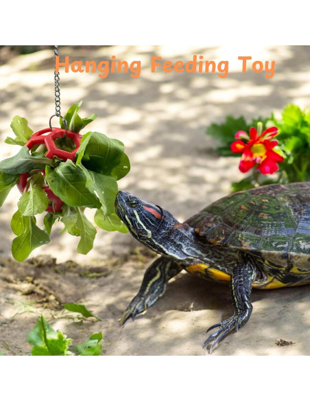 Bola de Alimentación para Tortugas Homedy Roja 9 cm