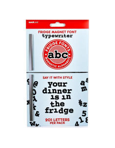 Imán de Nevera Alfabético Suck UK 201 Letras y Símbolos