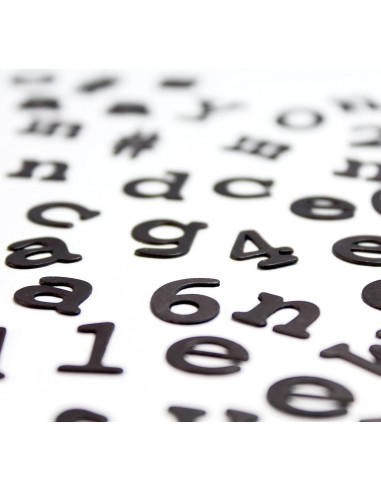 Imán de Nevera Alfabético Suck UK 201 Letras y Símbolos