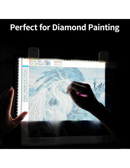 Caja de Luz LED Elice A4 para Calcar y Dibujar, Brillo Ajustable