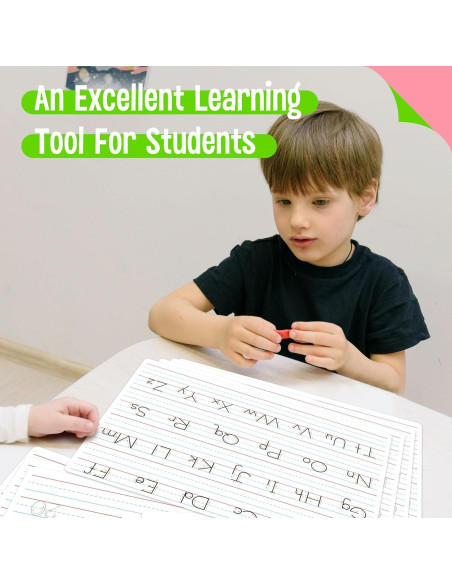 8 Pizarras Borrables Doble Cara SpriteGru para Letras y Números