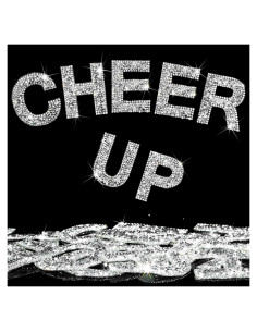 Calcomanías de Letras Brillantes Locacrystal 34 Pcs 5.7 cm