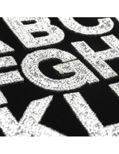 Calcomanías de Letras Brillantes Locacrystal 34 Pcs 5.7 cm