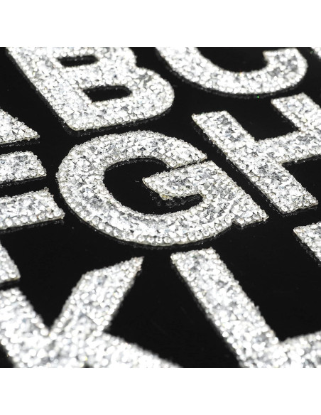 Calcomanías de Letras Brillantes Locacrystal 34 Pcs 5.7 cm