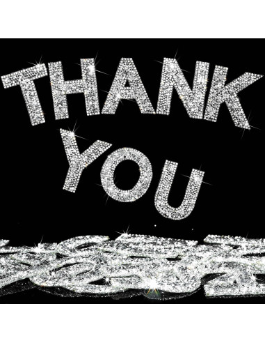 Calcomanías de Letras Brillantes Locacrystal 34 Pcs 5.7 cm