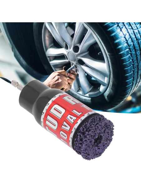 Limpiador de Pernos de Rueda Yuecoom 12.7mm con Cepillo y Lijado