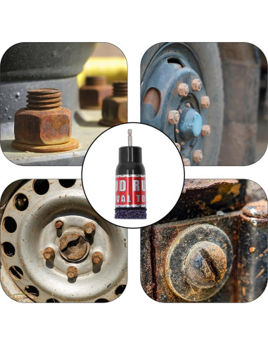 Limpiador de Pernos de Rueda Yuecoom 12.7mm con Cepillo y Lijado