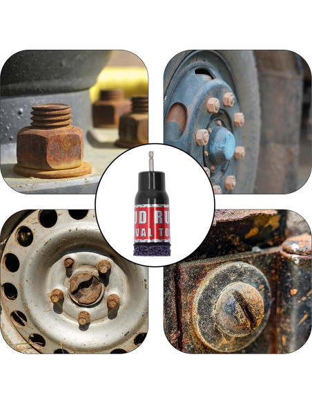 Limpiador de Pernos de Rueda Yuecoom 12.7mm con Cepillo y Lijado