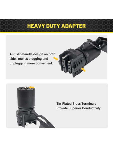 Adaptador de Remolque Oyviny 7 Pines a 4 y 5 Pines Plug & Play