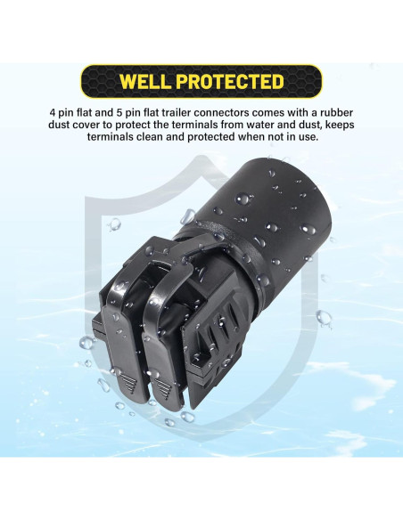 Adaptador de Remolque Oyviny 7 Pines a 4 y 5 Pines Plug & Play