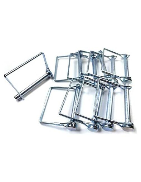 10 Pasadores de Bloqueo de Alambre ZOROLE 9.21mm Acero Zincado