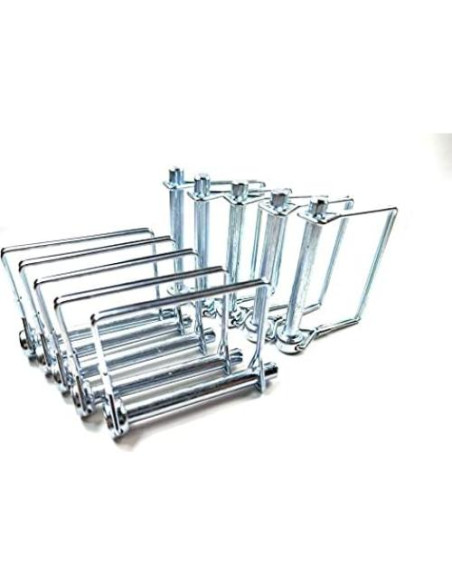 10 Pasadores de Bloqueo de Alambre ZOROLE 9.21mm Acero Zincado