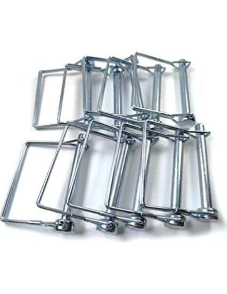 10 Pasadores de Bloqueo de Alambre ZOROLE 9.21mm Acero Zincado