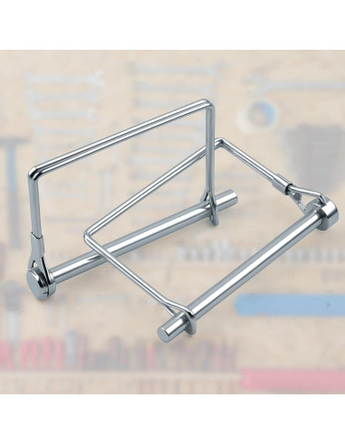 Pasador de Enganche Cuadrado 2 Pcs LUSTRIB 14x20 cm Acero