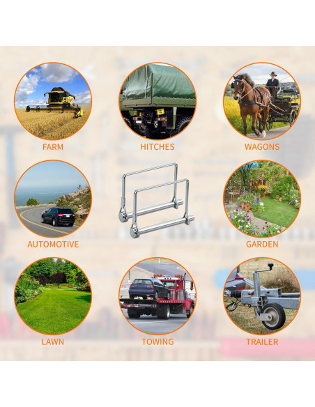 Pasador de Enganche Cuadrado 2 Pcs LUSTRIB 14x20 cm Acero