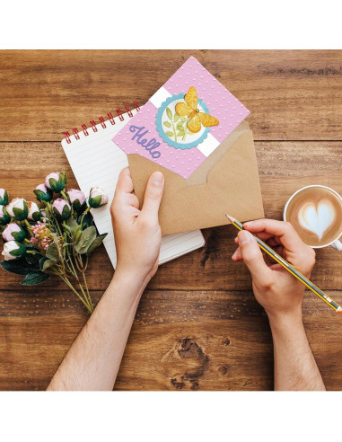 Carpeta de Embossing Glodecart Mini Dots 10x7 cm para DIY