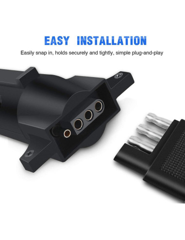 Adaptador de Remolque Nilight 7 Pines a 4 Pines Impermeable