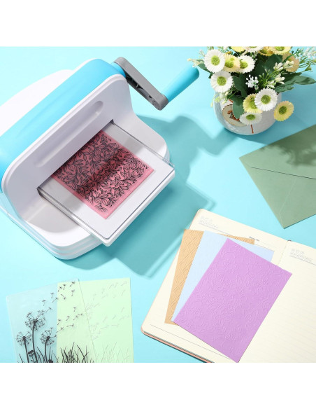 Kit de Embossing Mumufy 12 Carpetas + 60 Cartulinas Coloridas