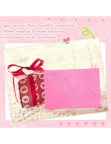 Kit de Embossing Mumufy 12 Carpetas + 60 Cartulinas Coloridas