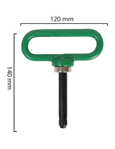Pasador Magnético VIRTIONZ Verde - 2 Paquetes, 2.54 cm