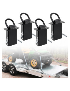 Anclajes D Ring Venussar para Remolque 16200lbs - Paquete de 4