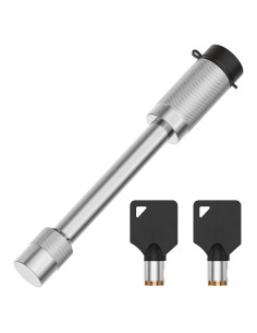 Cerradura de enganche de remolque Ayleid 5/8" antirrobo 2 paquetes