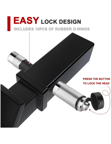 Cerradura de enganche de remolque Ayleid 5/8" antirrobo 2 paquetes