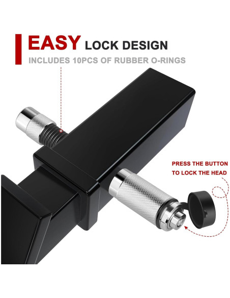 Cerradura de enganche de remolque Ayleid 5/8" antirrobo 2 paquetes