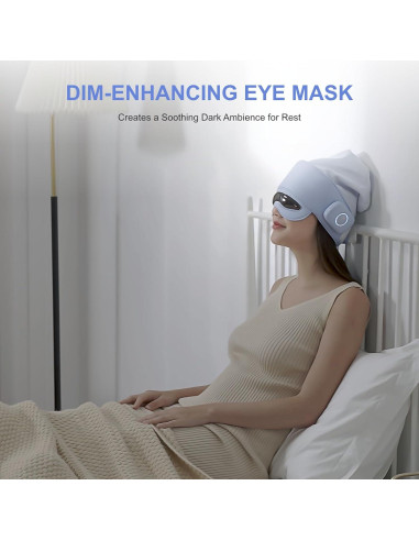 Masajeador de Cabeza y Ojos RLXPROO FB-02 con Calor y Bluetooth