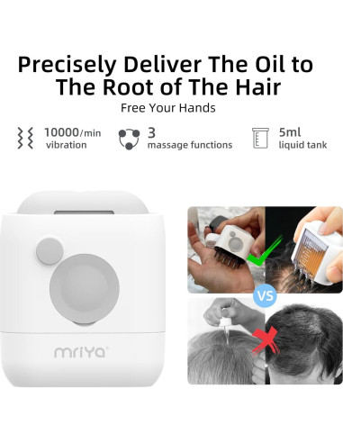 Aplicador de Aceite para Cabello Eléctrico Mriya 5ml