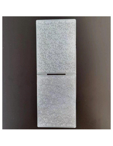 Carpeta de Relieve WJ para Hacer Tarjetas Floral 10.5x14.5cm