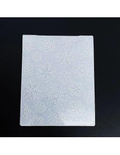 Carpeta de Relieve WJ 3D Copo de Nieve 12x15.5cm para Tarjetas DIY 2