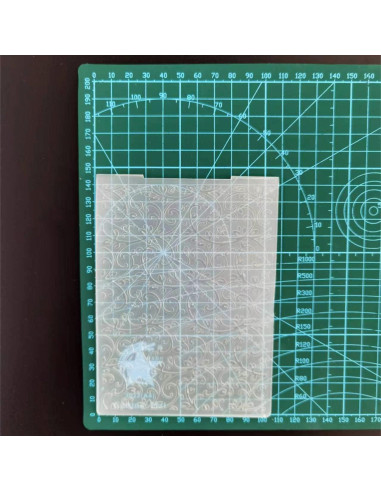 Carpeta de Relieve WJ para Hacer Tarjetas Floral 10.5x14.5cm