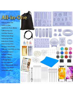 Kit de Moldes de Silicona para Resina Epóxica Zoncolor - 16 Piezas 2