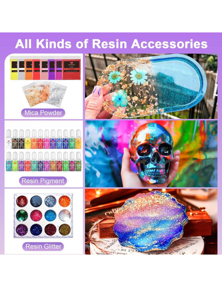 Kit de Resina Epóxica Smallbudi 2 Galones - Todo Incluido